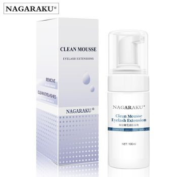 NAGARAKU Eyelash Extension Shampoo / 3.38 fl.oz / 100ml Lash Shampoo Supplies for Professional & Self Use