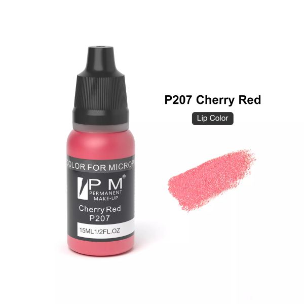 PM 15ml Semi Permanent Micropigmentation Microblading Pigment Lip Tattoo Pigment Ink Cherry Red