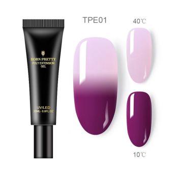 BORN PRETTY 20ml Thermal Poly Gel UV Temperature Color Changing Quick Nail Extension Gel - TPG01